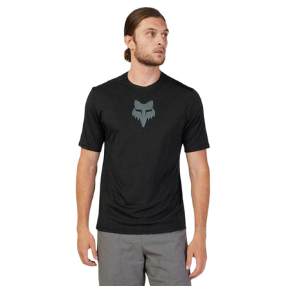 Black - Back - Fox Mens Lab Head Jersey