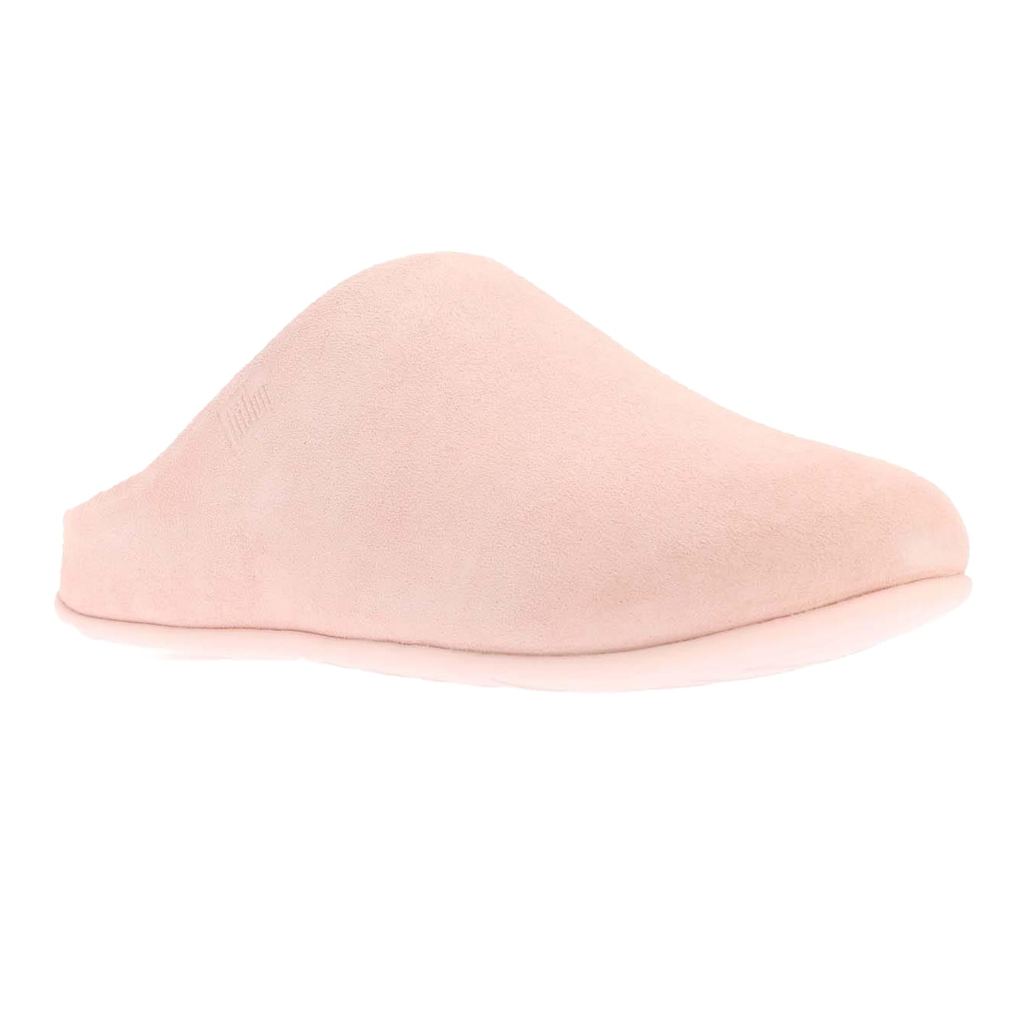 Pink - Front - FitFlop Womens-Ladies Chrissie Suede Shearling Slippers