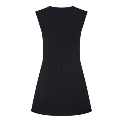 Black - Back - I Saw It First Womens-Ladies Sleeveless Going Out Mini Dress