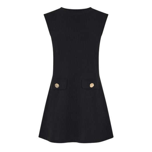 Black - Front - I Saw It First Womens-Ladies Sleeveless Going Out Mini Dress
