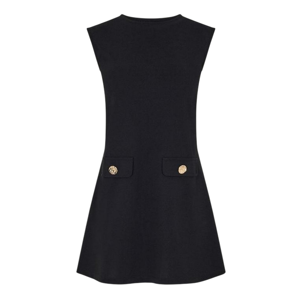 Black - Front - I Saw It First Womens-Ladies Sleeveless Going Out Mini Dress