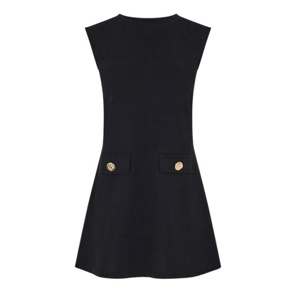 Black - Front - I Saw It First Womens-Ladies Sleeveless Going Out Mini Dress