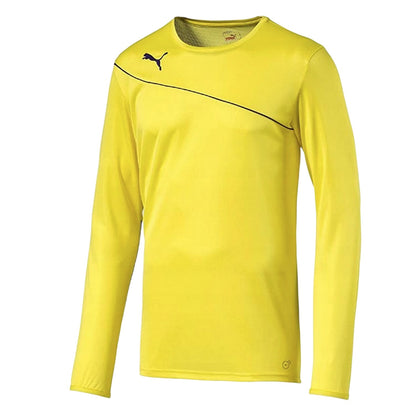 Yellow - Front - Puma Mens Momentta Long-Sleeved Goalkeeper Jersey