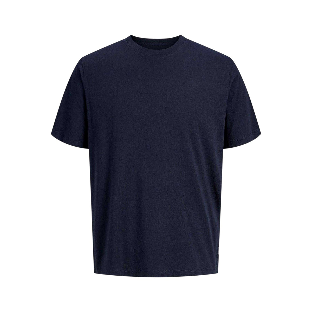 Navy Blazer - Front - Jack And Jones Mens Basic Plain Regular T-Shirt