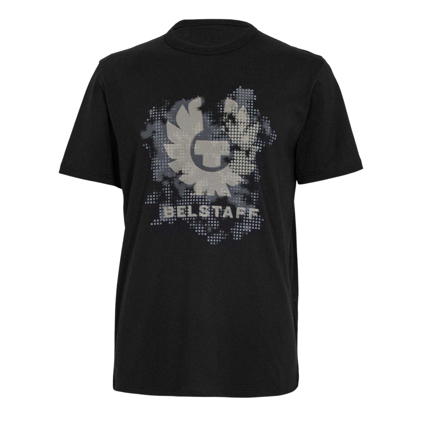 Black - Front - Belstaff Mens Pheonix Regular Short-Sleeved T-Shirt