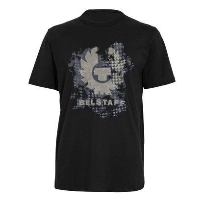 Black - Front - Belstaff Mens Pheonix Regular Short-Sleeved T-Shirt