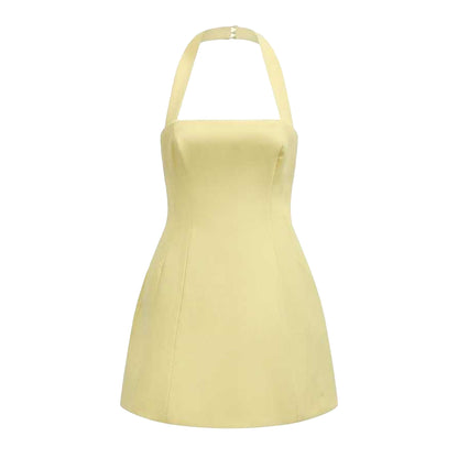 Canary Yellow - Front - Bardot Womens-Ladies Nevelle Mini Dress