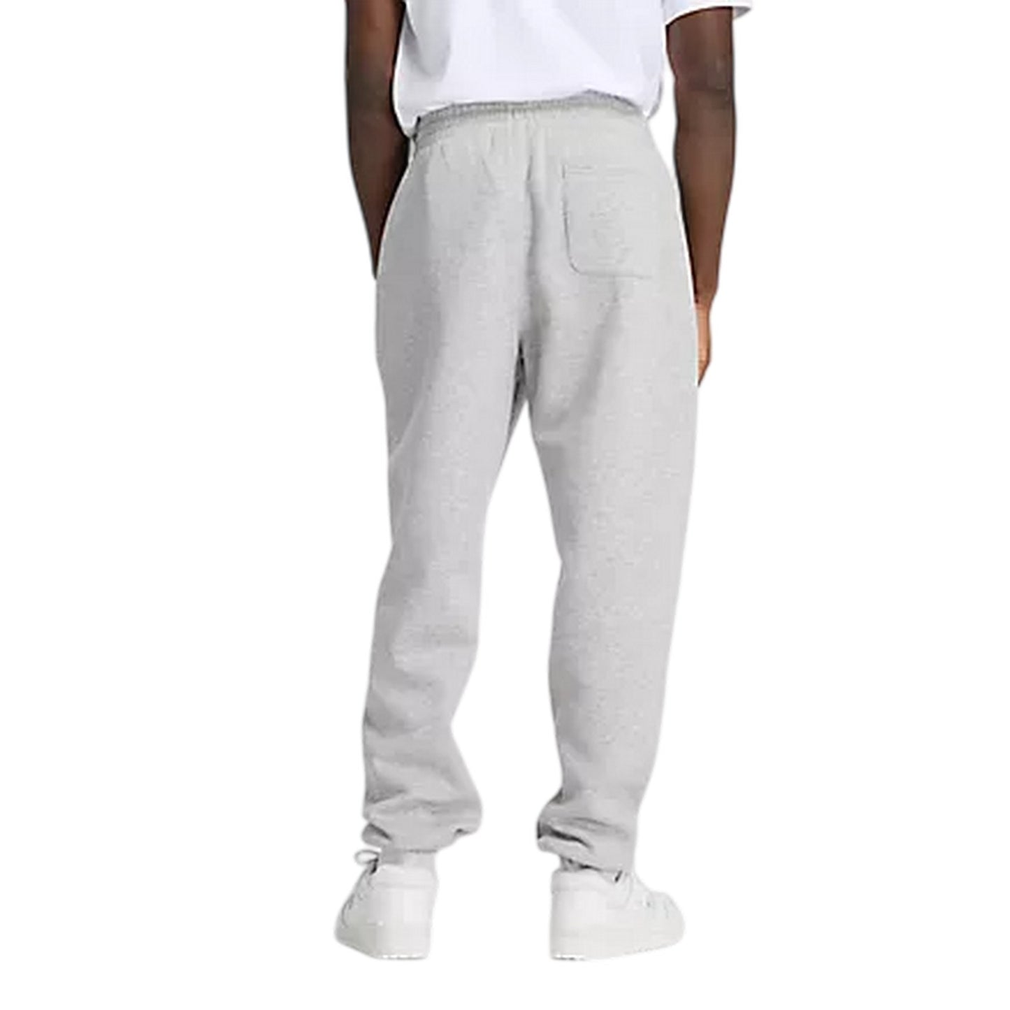 Grey - Back - New Balance Mens Essentials Small Logo Jogging Bottoms