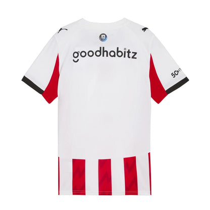 White-Red - Back - PSV Eindhoven Childrens-Kids 25-26 Puma Home Jersey