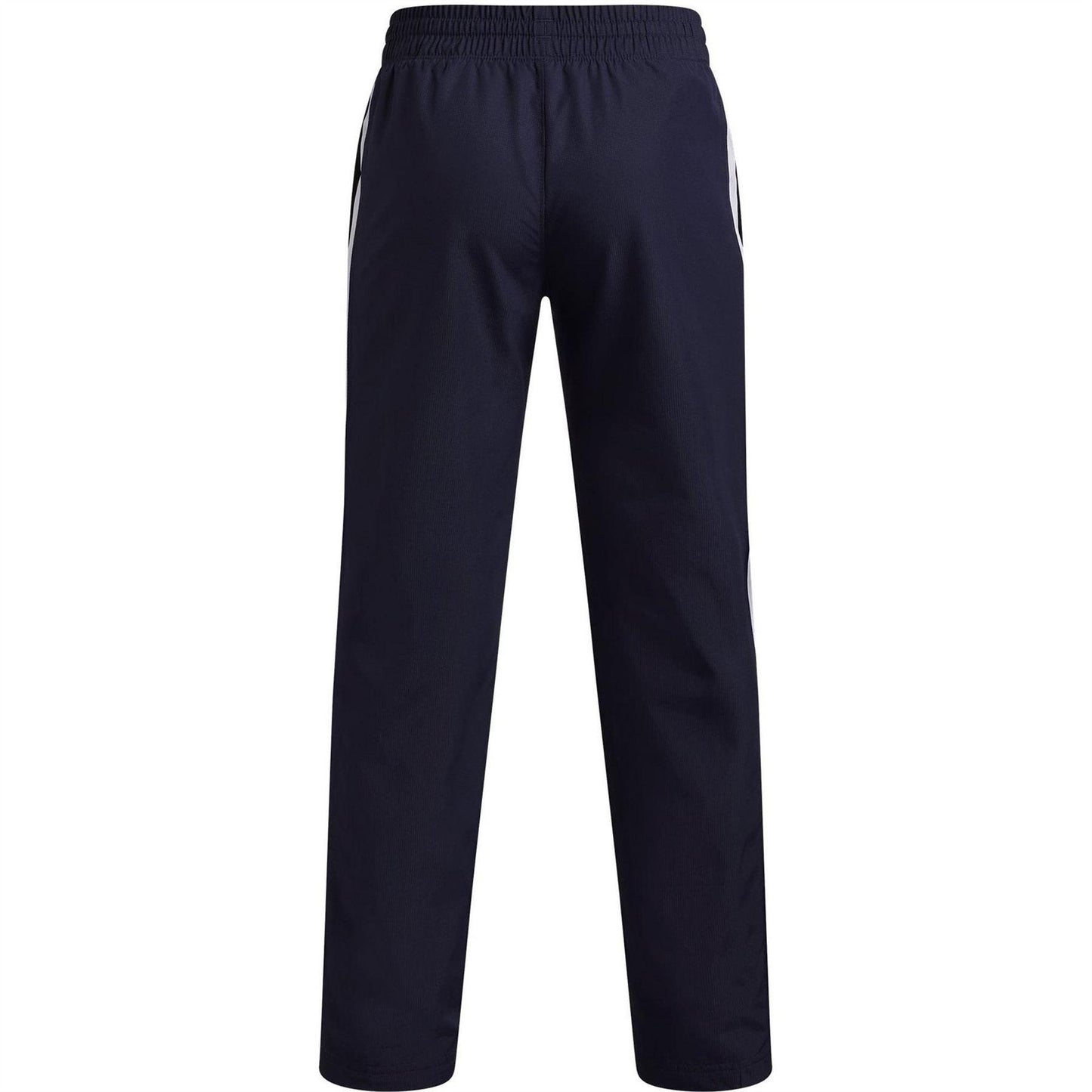 Navy-White - Back - Under Armour Boys Rival Woven Jogging Bottoms
