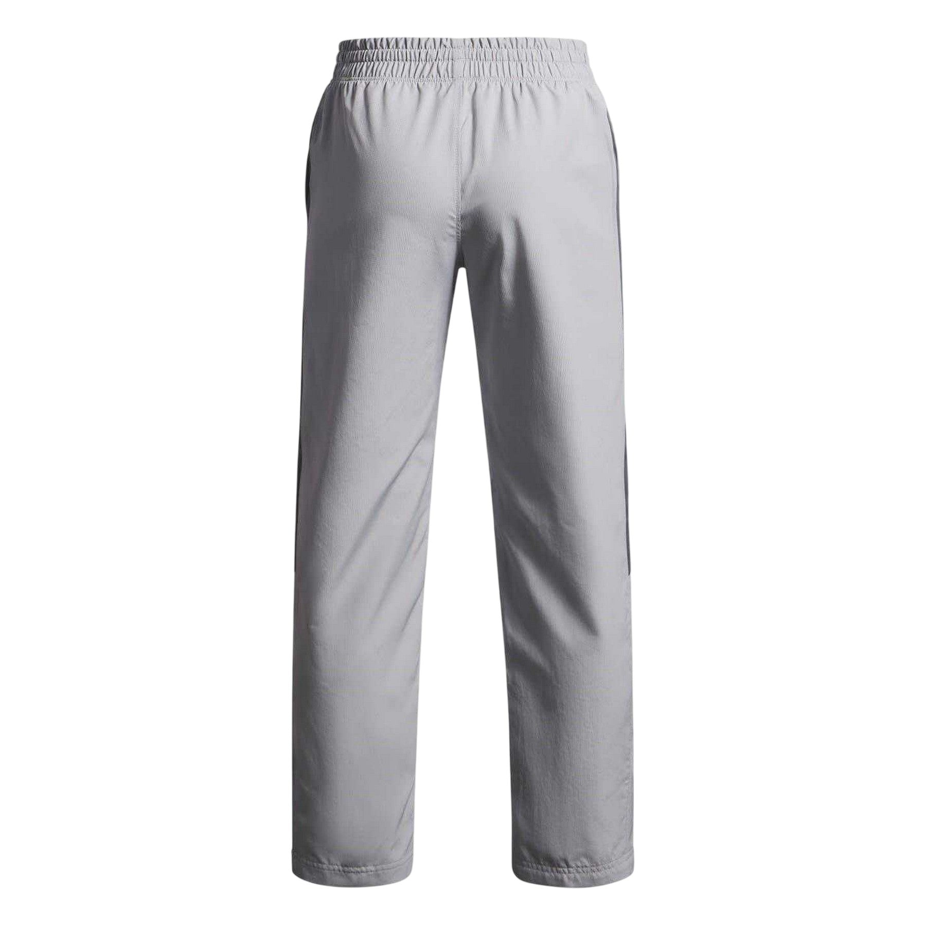 Grey - Back - Under Armour Boys Rival Woven Jogging Bottoms
