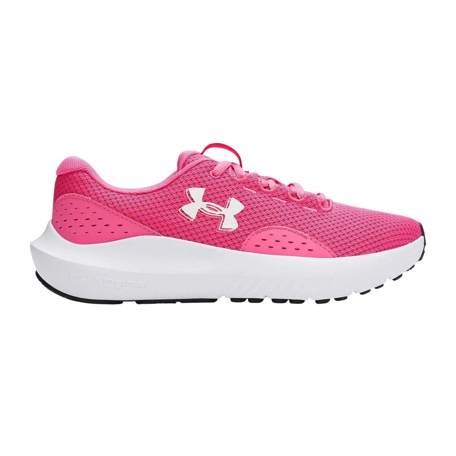 Super Pink - Front - Under Armour Womens-Ladies Logo Running Belt