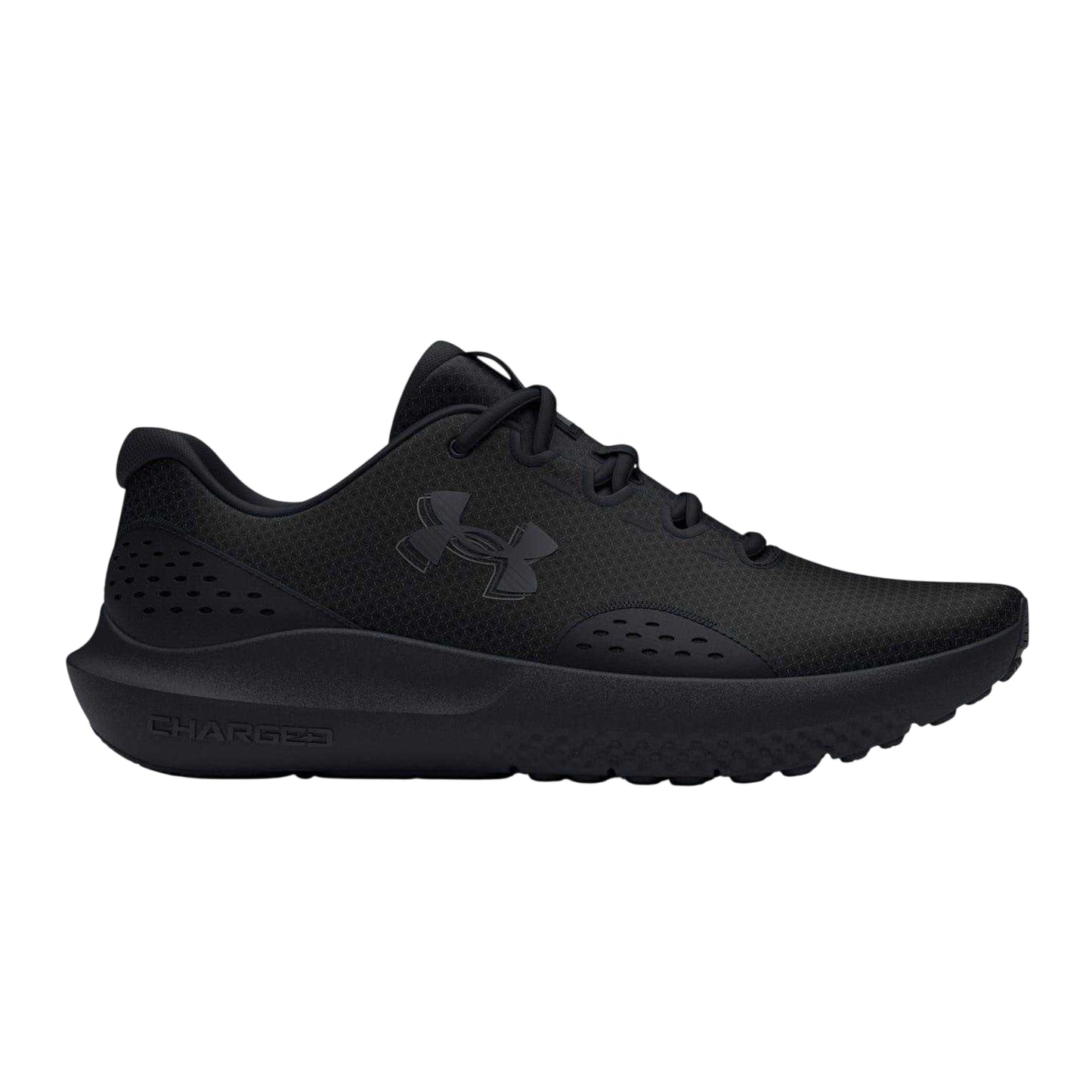 Triple Black - Front - Under Armour Womens-Ladies Logo Running Belt