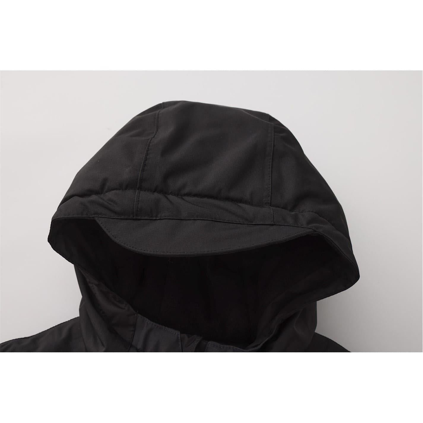Black - Side - Gelert Boys Waterproof Full Zip Raincoat