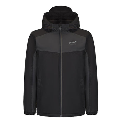 Black - Front - Gelert Boys Waterproof Full Zip Raincoat