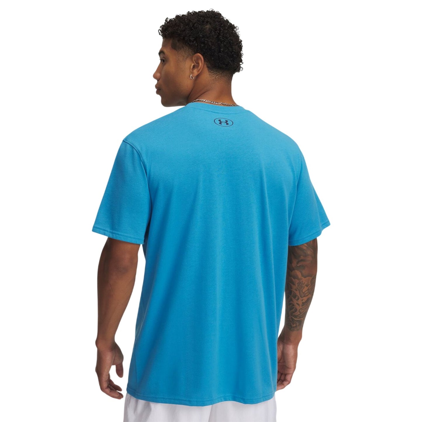 Blue - Back - Under Armour Mens Holiday Heavyweight T-Shirt