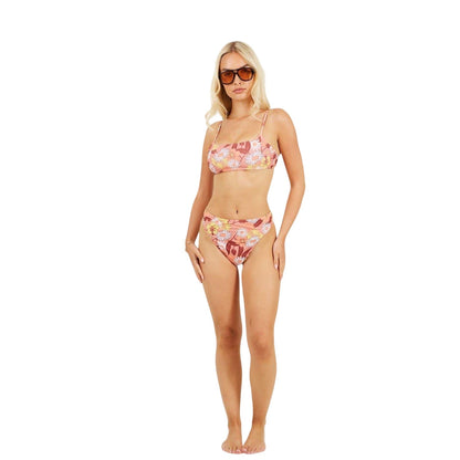 Multicoloured - Lifestyle - Brave Soul Womens-Ladies Floral High Waist Bikini Bottoms