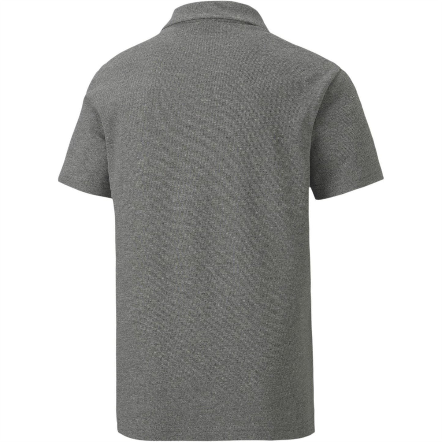 Medium Grey - Back - Puma Childrens-Kids TeamGoal 23 Contrast Logo Regular Polo Shirt