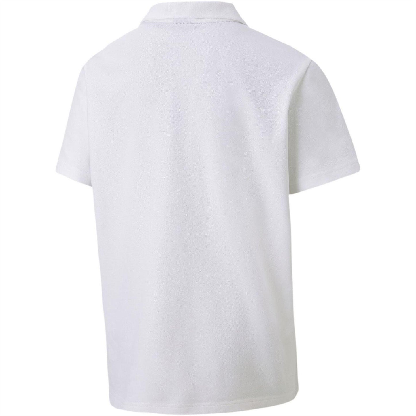 White - Back - Puma Childrens-Kids TeamGoal 23 Contrast Logo Regular Polo Shirt