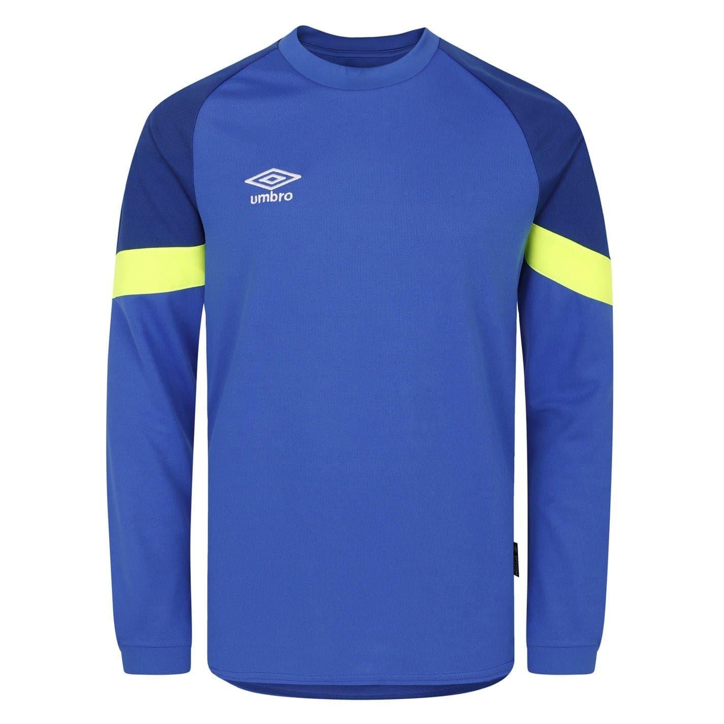 Dazzling Blue - Front - Umbro Childrens-Kids Raglan Goalkeeper Jersey