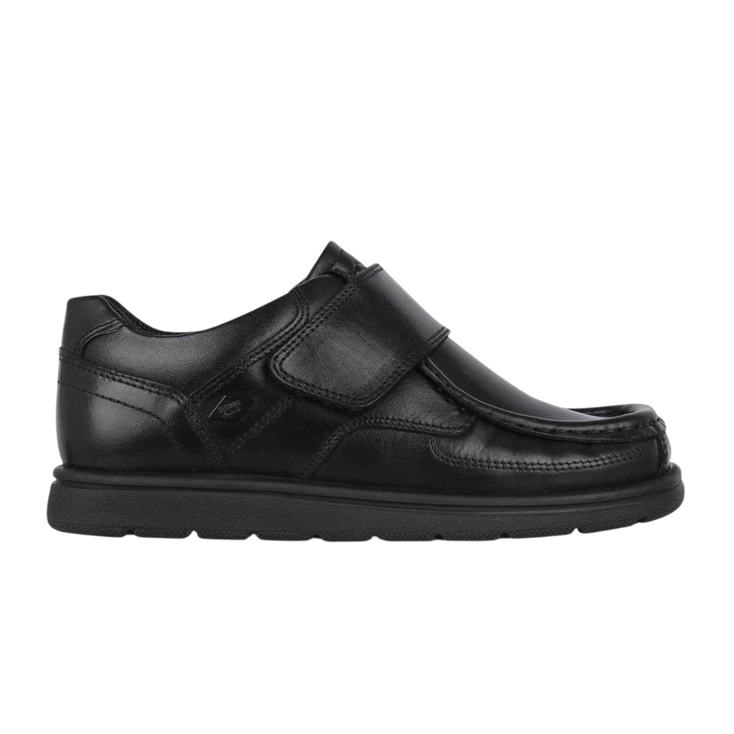 Black - Lifestyle - Lee Cooper Childrens-Kids Waltham Vel Leather School Shoes
