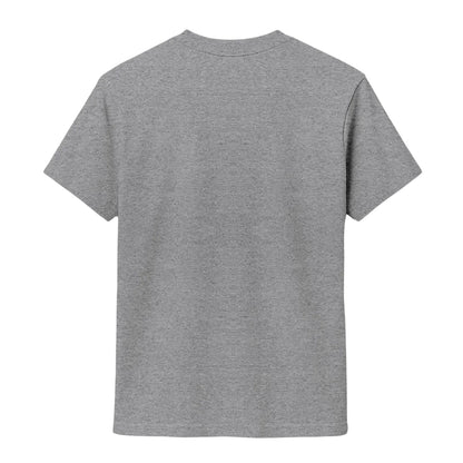 Grey Marl - Back - Republic of California Mens Old Flag Graphic Print Regular T-Shirt