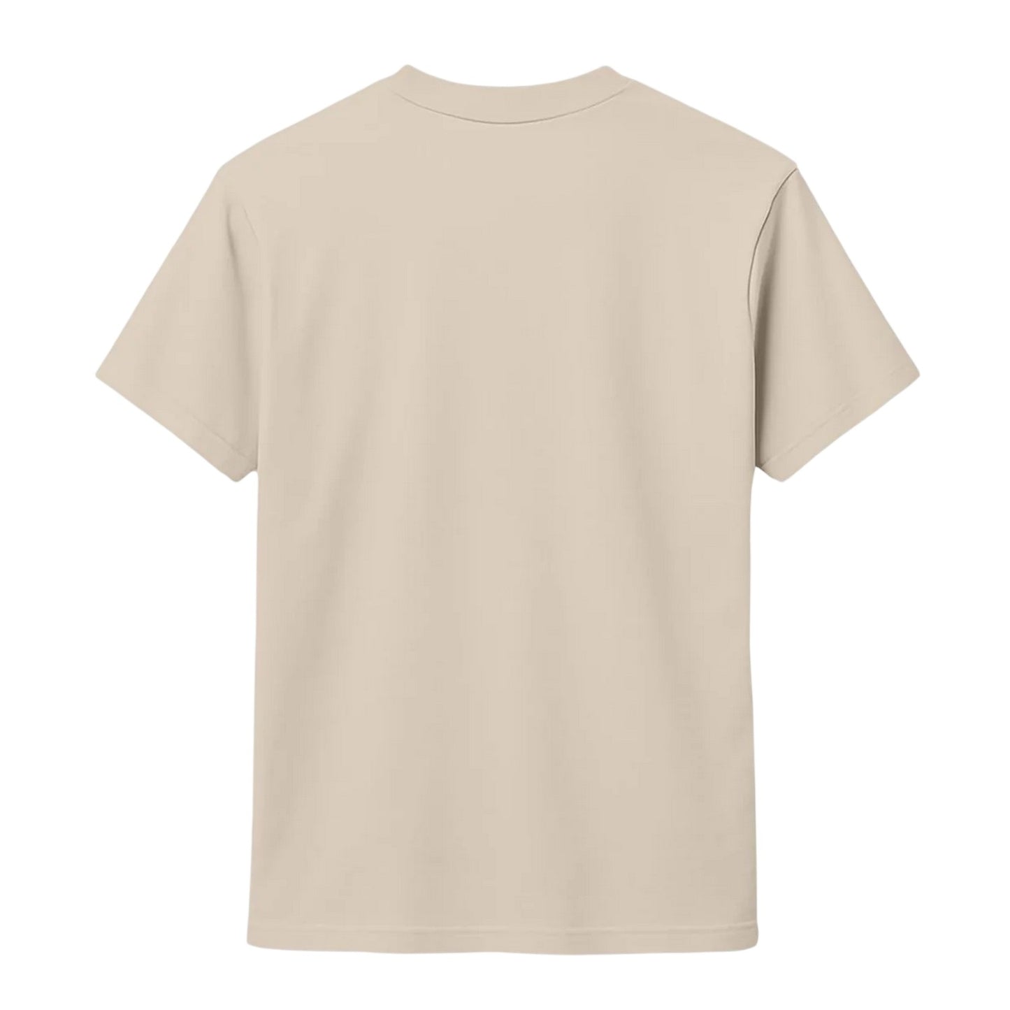Natural - Back - Republic of California Mens Old Flag Graphic Print Regular T-Shirt