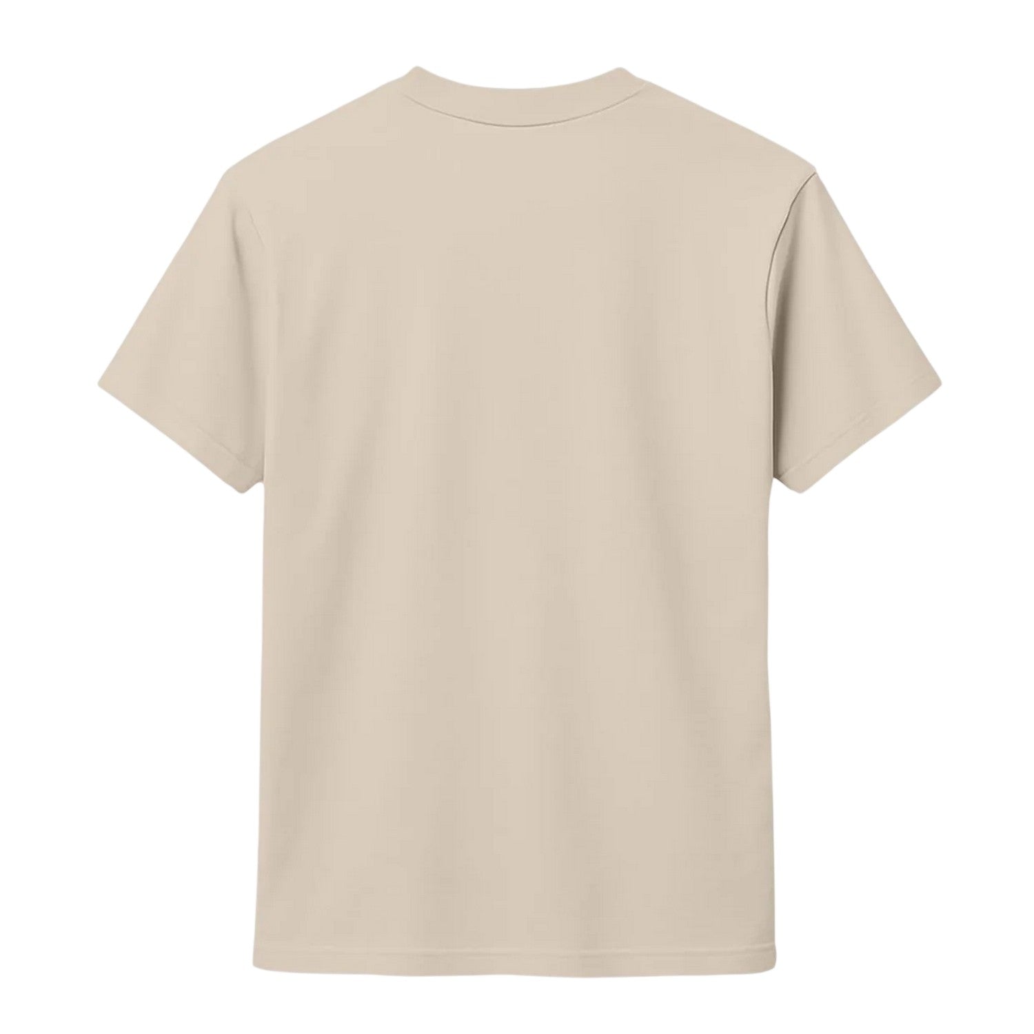 Natural - Back - Republic of California Mens Old Flag Graphic Print Regular T-Shirt