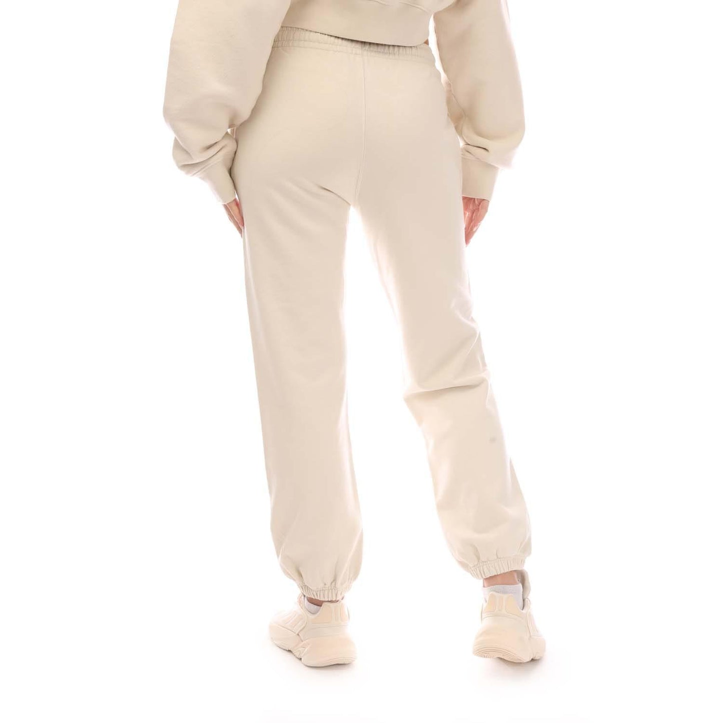 Grey-White - Back - Off White Womens-Ladies Swimming Man Jogging Bottoms