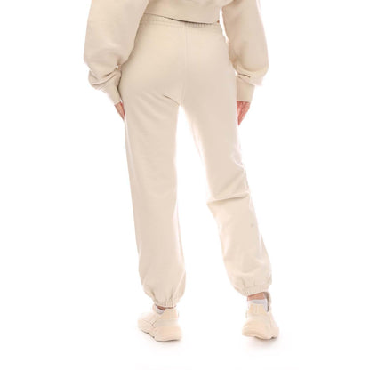 Grey-White - Back - Off White Womens-Ladies Swimming Man Jogging Bottoms
