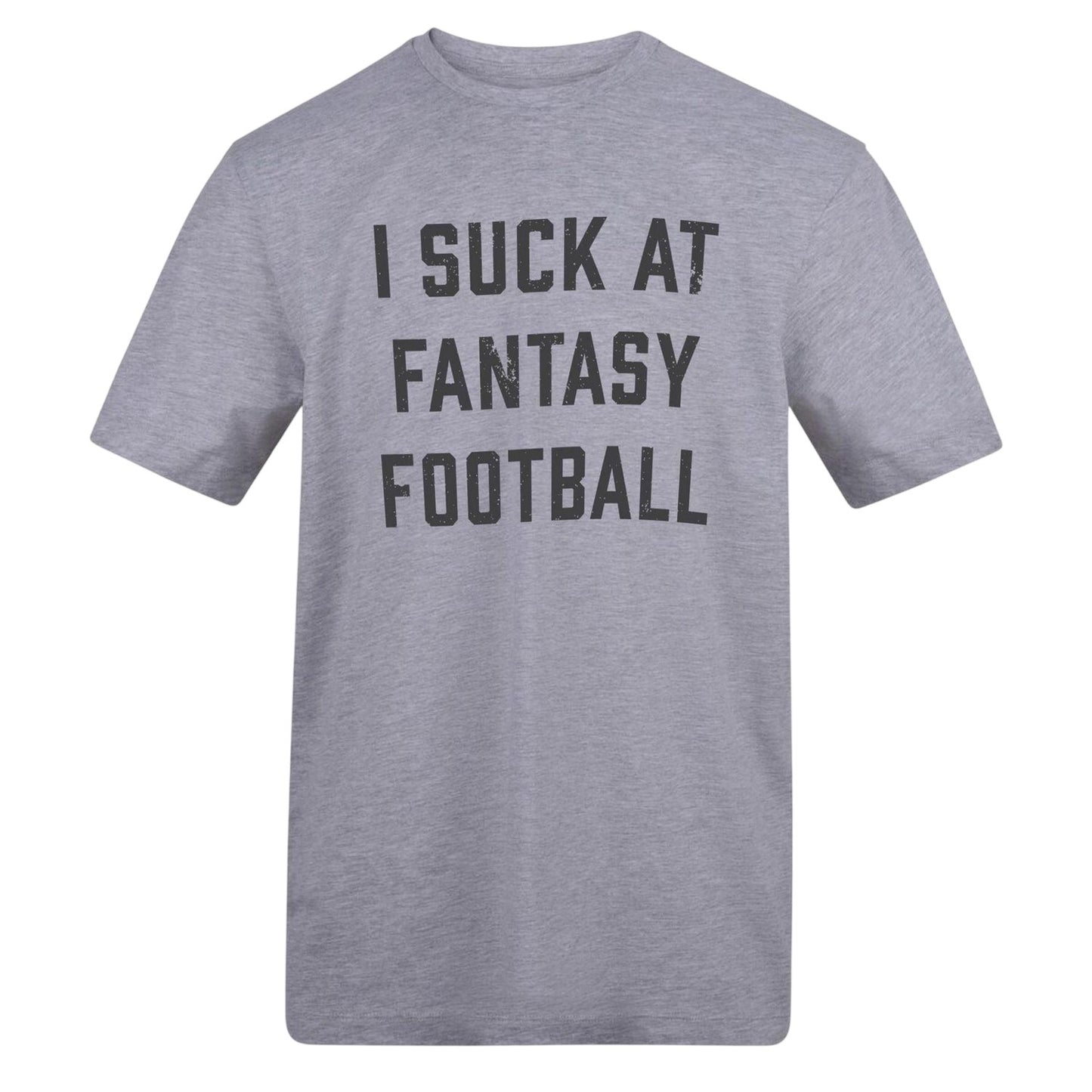 Grey - Front - AWD Unisex Adult Slogan Regular Short-Sleeved T-Shirt
