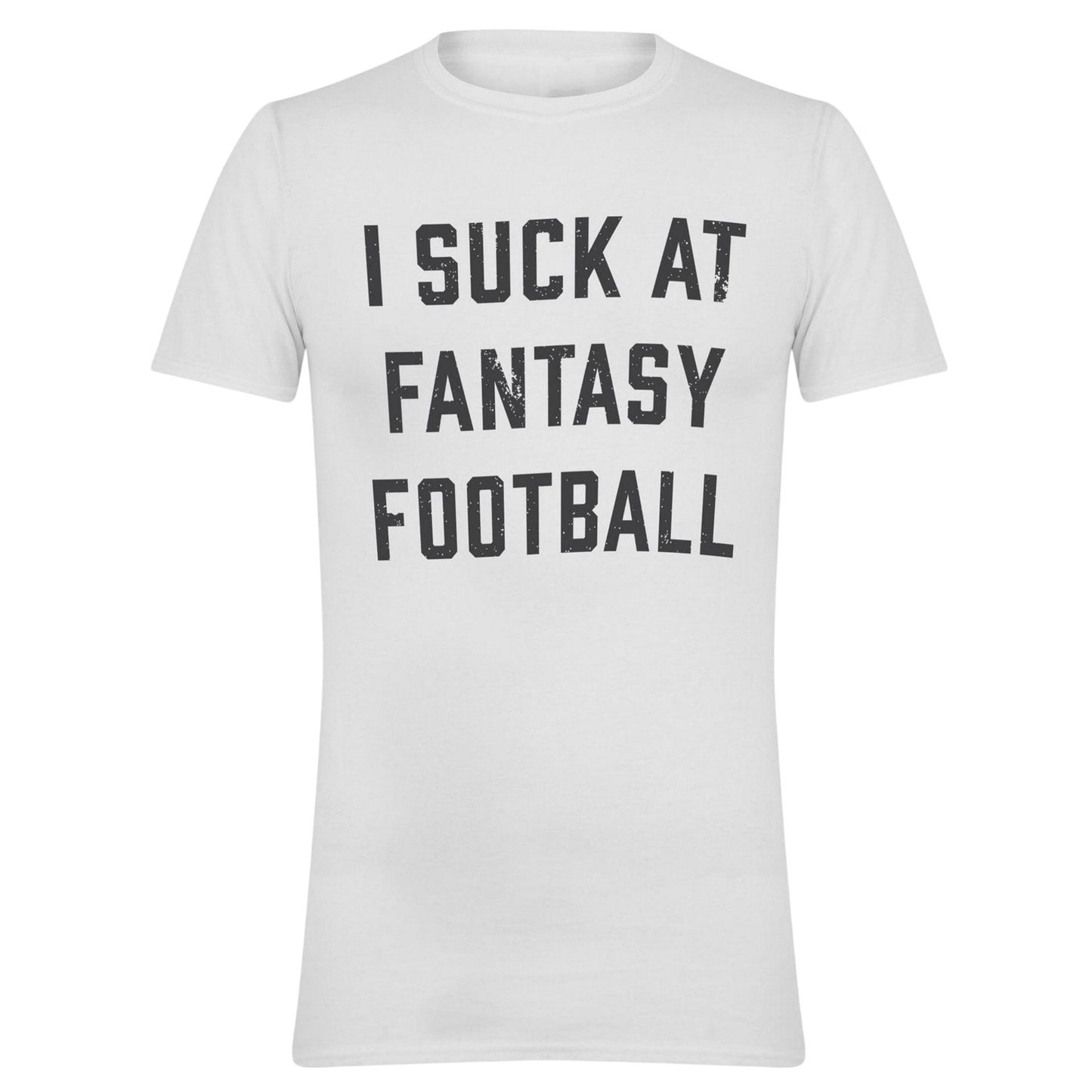 White - Front - AWD Unisex Adult Slogan Regular Short-Sleeved T-Shirt