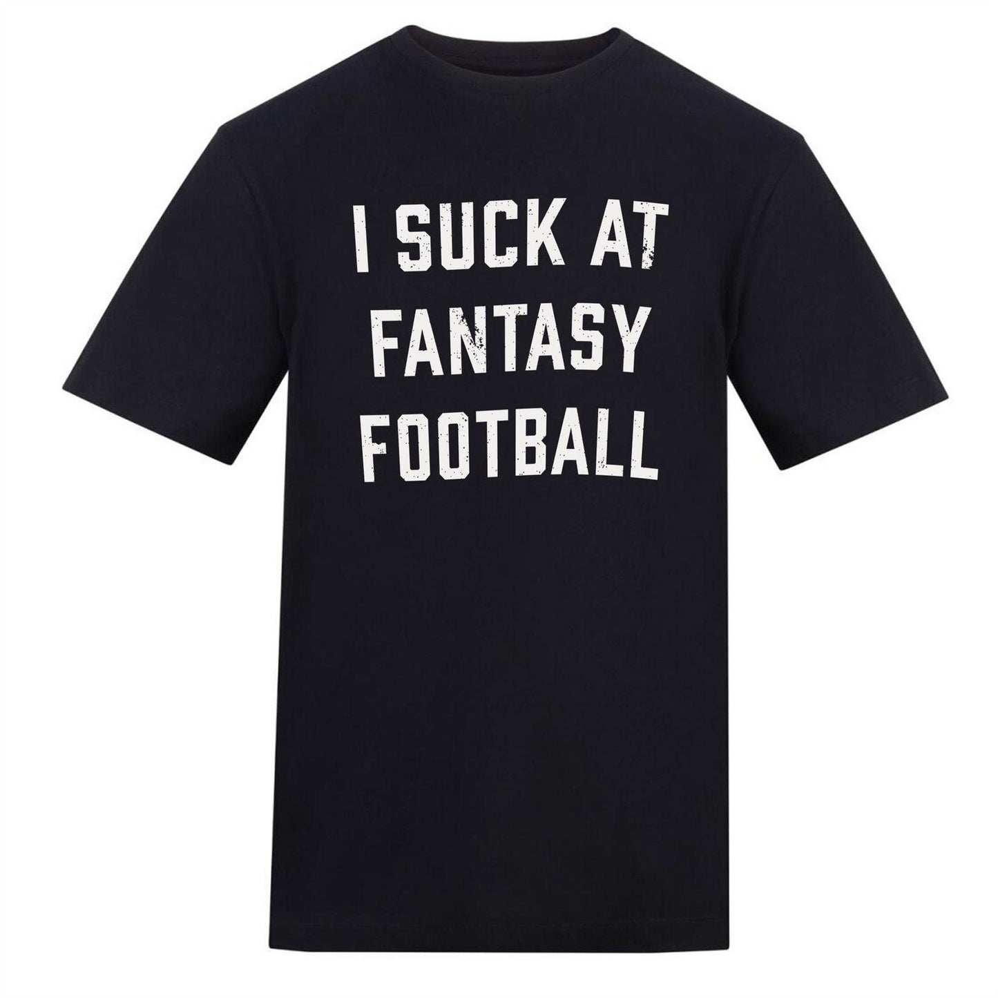 Black - Front - AWD Unisex Adult Slogan Regular Short-Sleeved T-Shirt