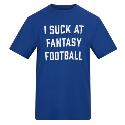 Blue - Front - AWD Unisex Adult Slogan Regular Short-Sleeved T-Shirt