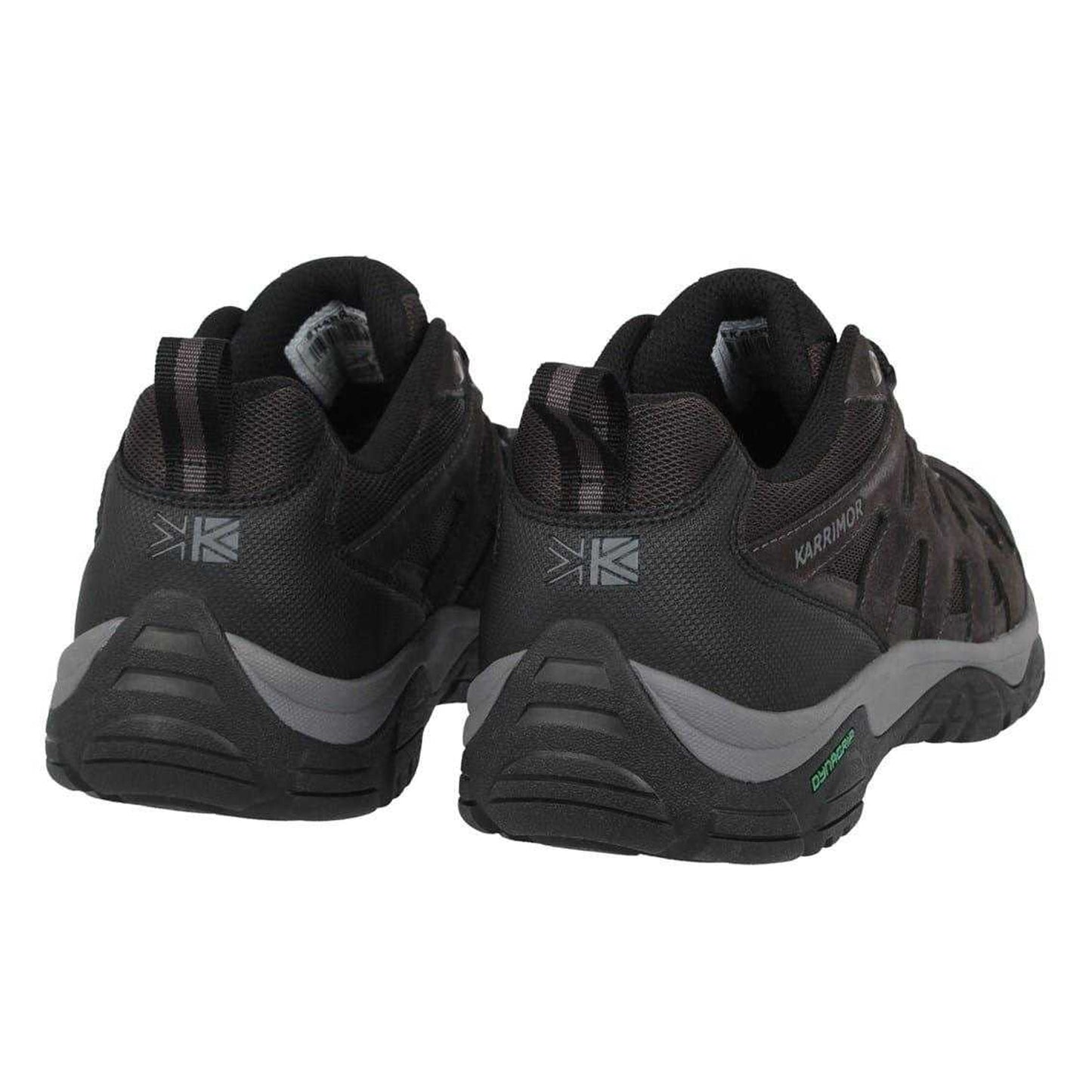 Charcoal - Back - Karrimor Mens Summit Leather Walking Shoes