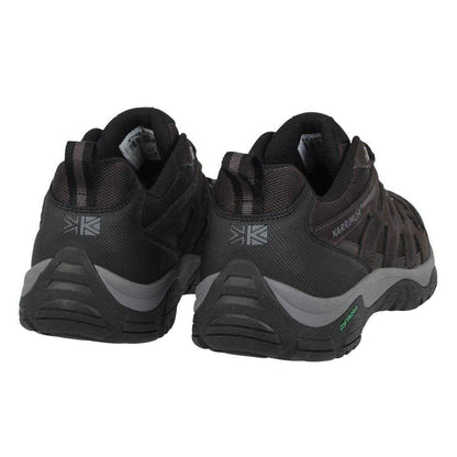 Charcoal - Back - Karrimor Mens Summit Leather Walking Shoes