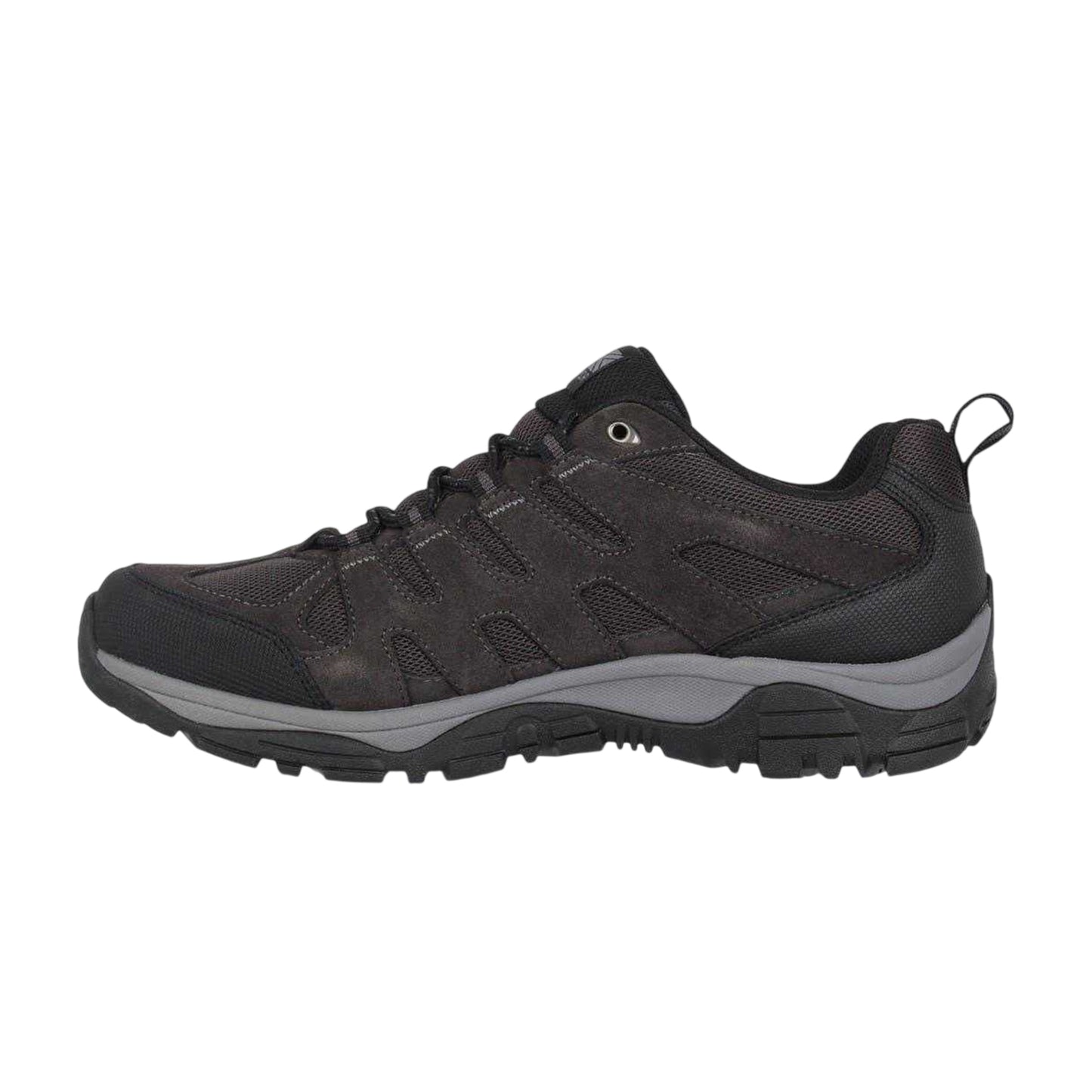 Charcoal - Side - Karrimor Mens Summit Leather Walking Shoes