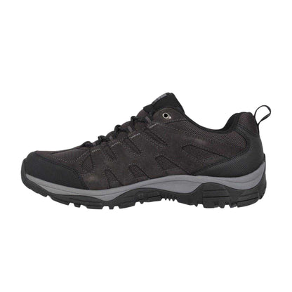 Charcoal - Side - Karrimor Mens Summit Leather Walking Shoes