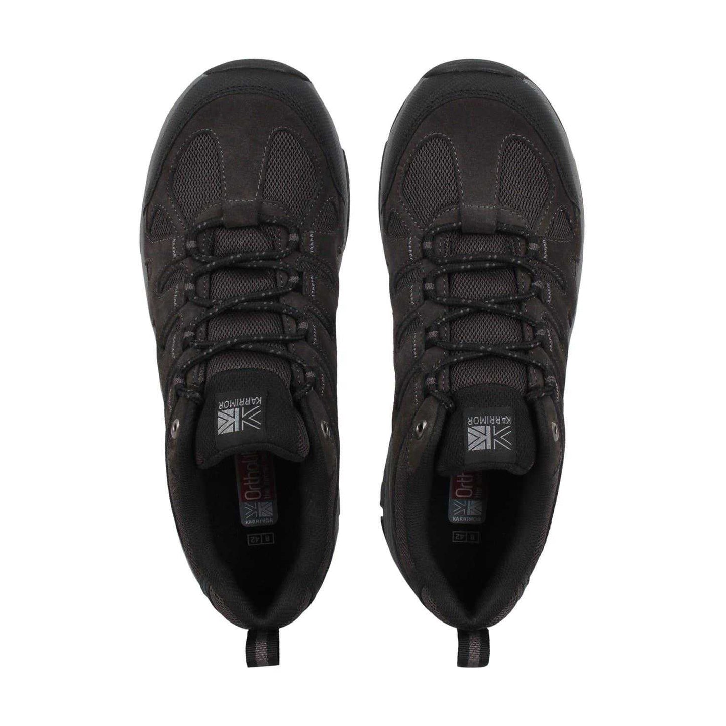 Charcoal - Lifestyle - Karrimor Mens Summit Leather Walking Shoes