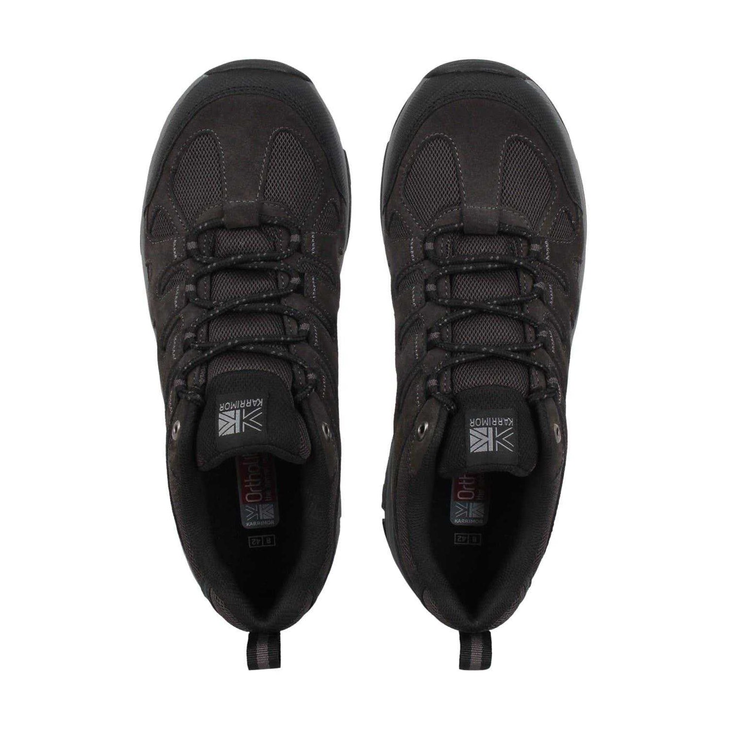 Charcoal - Lifestyle - Karrimor Mens Summit Leather Walking Shoes