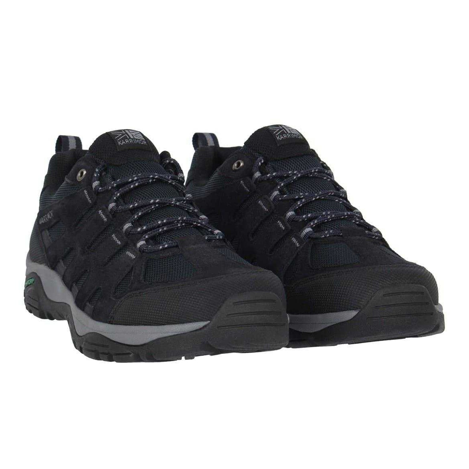 Navy - Front - Karrimor Mens Summit Leather Walking Shoes