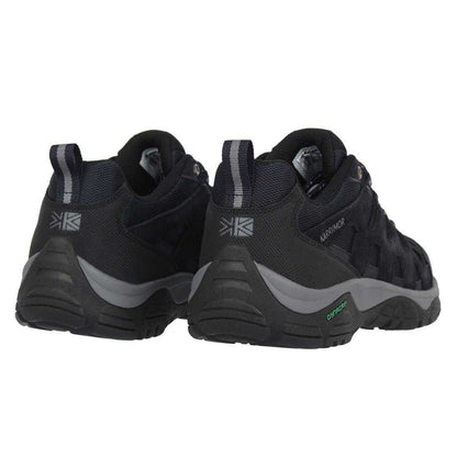 Navy - Back - Karrimor Mens Summit Leather Walking Shoes