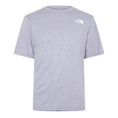 Mist - Front - The North Face Mens 24-7 Regular T-Shirt