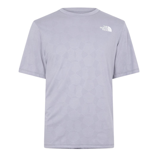Mist - Front - The North Face Mens 24-7 Regular T-Shirt