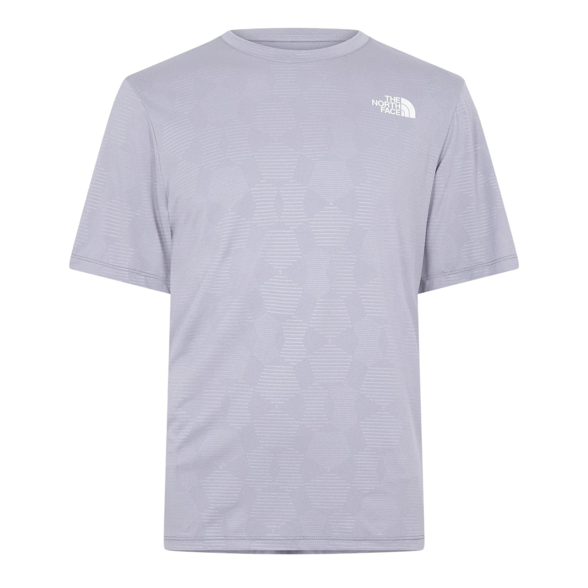 Mist - Front - The North Face Mens 24-7 Regular T-Shirt