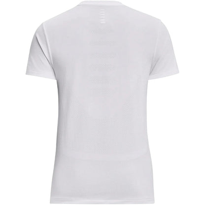 White - Back - Under Armour Womens-Ladies Stride Regular T-Shirt