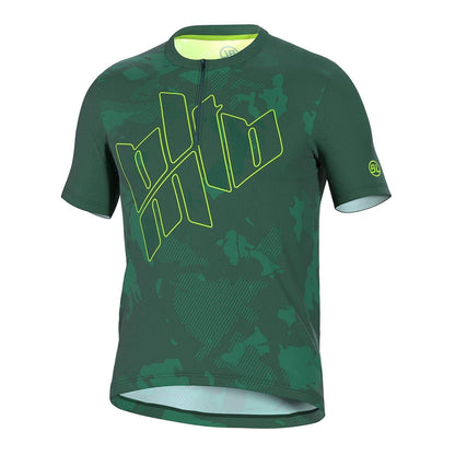 Dark Green - Front - Bicycle Line Mens Nervesa Jersey