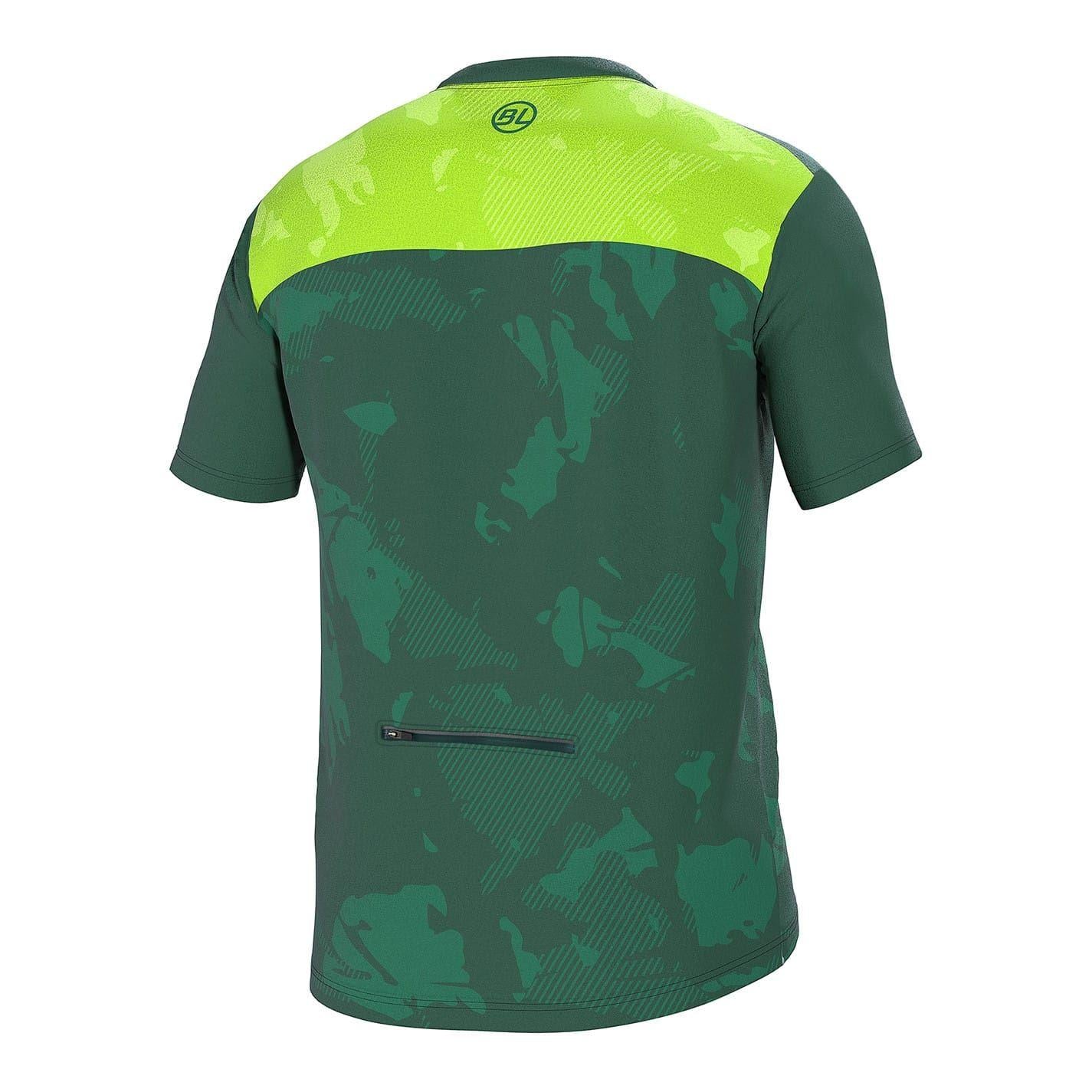 Dark Green - Back - Bicycle Line Mens Nervesa Jersey