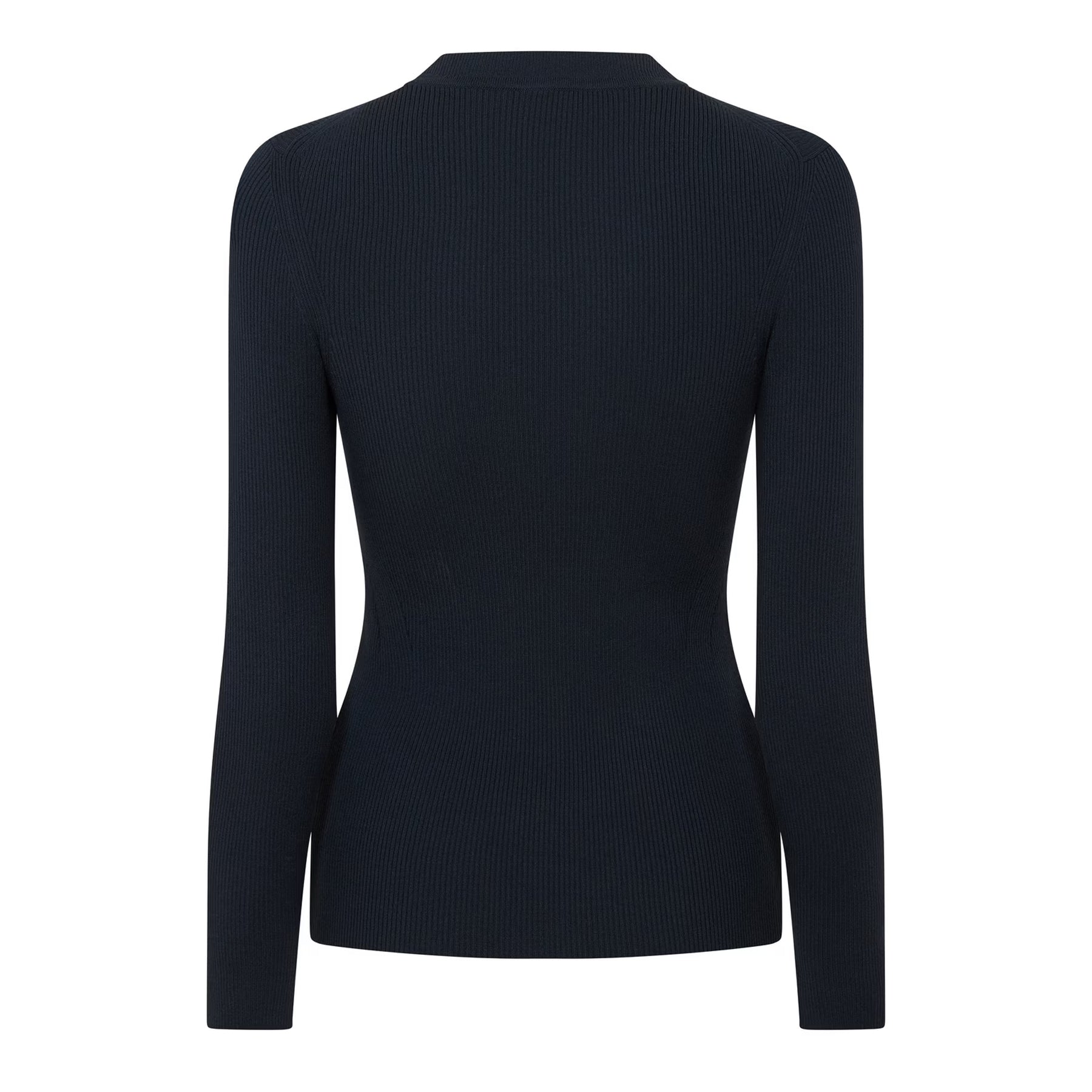 Blue - Back - Boss Womens-Ladies Febisan Knitted Sweatshirt