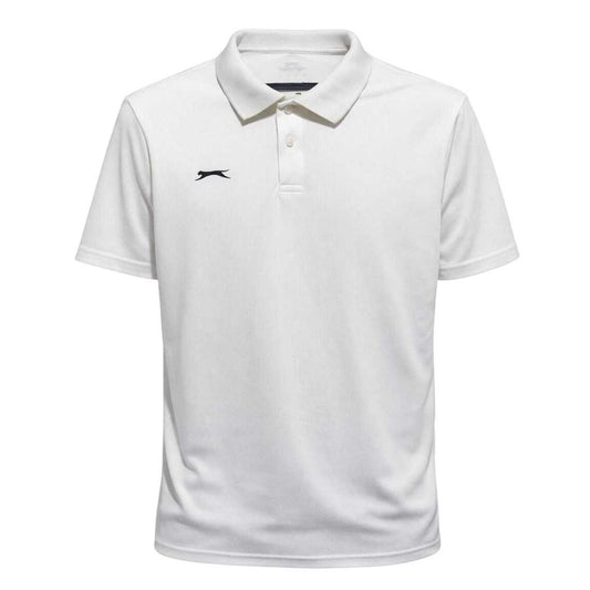Cream - Front - Slazenger Childrens-Kids Aero Logo Polo Shirt